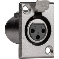 Main product image for XLR Type Chassis Mount Female 3 Pin 090-349